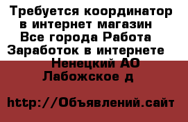 Требуется координатор в интернет-магазин - Все города Работа » Заработок в интернете   . Ненецкий АО,Лабожское д.